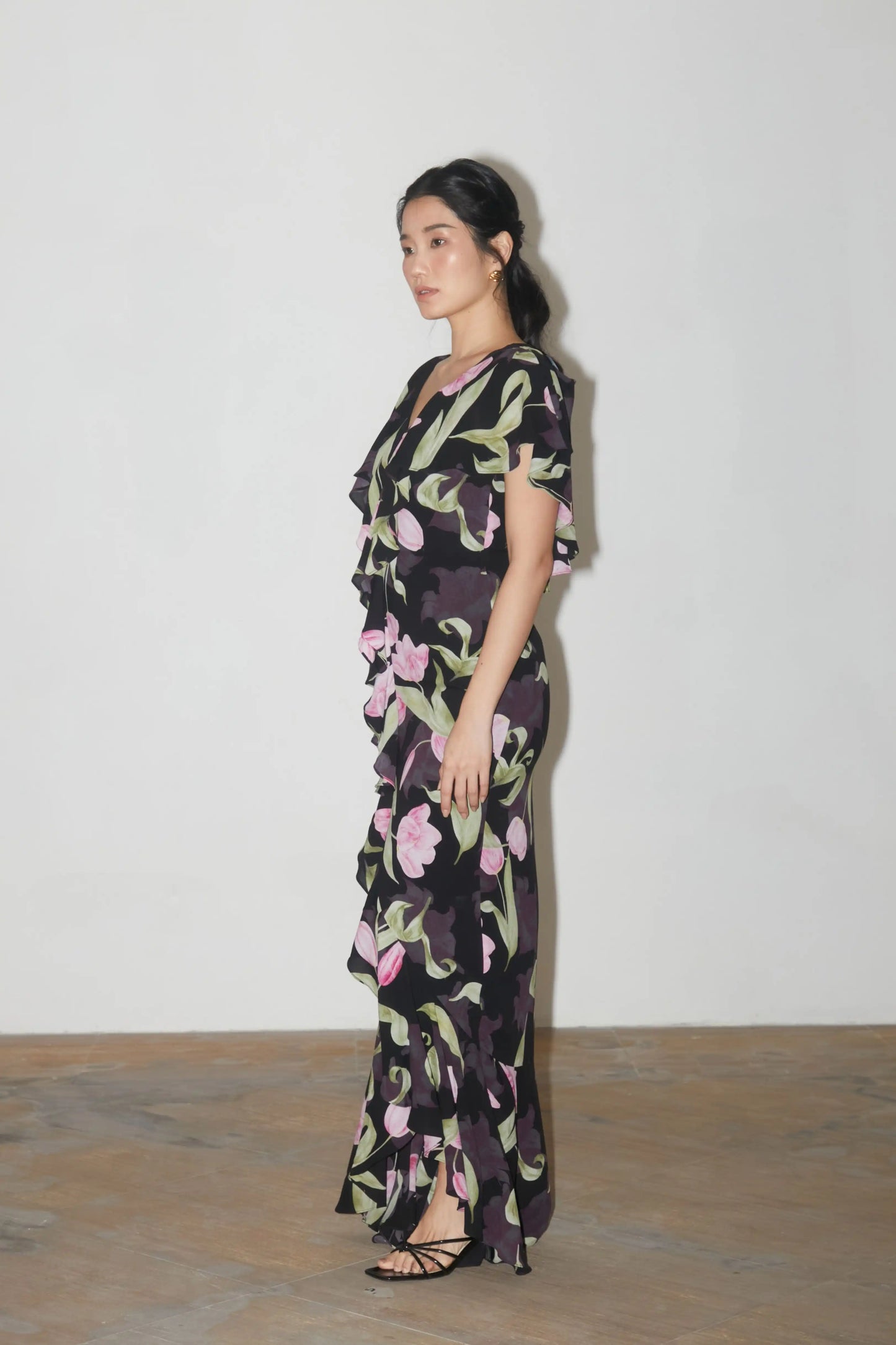 Iris Short Cape Dress - AMARA