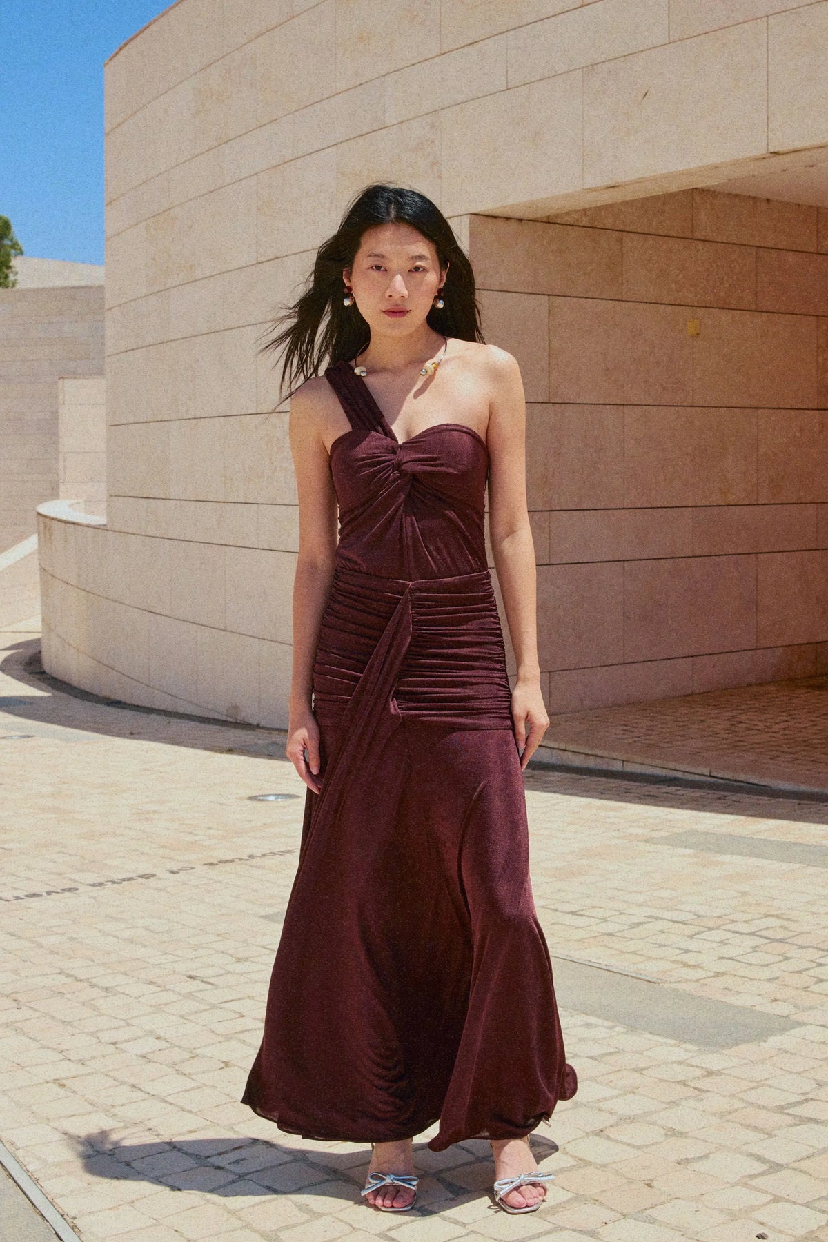 Rhea Dress - Dark Brown