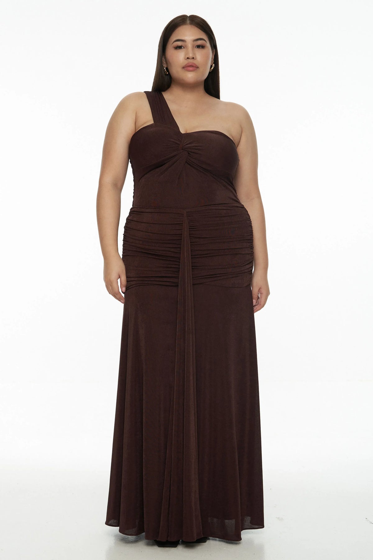 Rhea Dress - Dark Brown