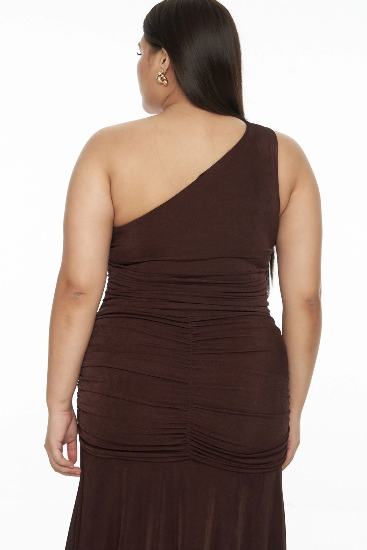 Rhea Dress - Dark Brown