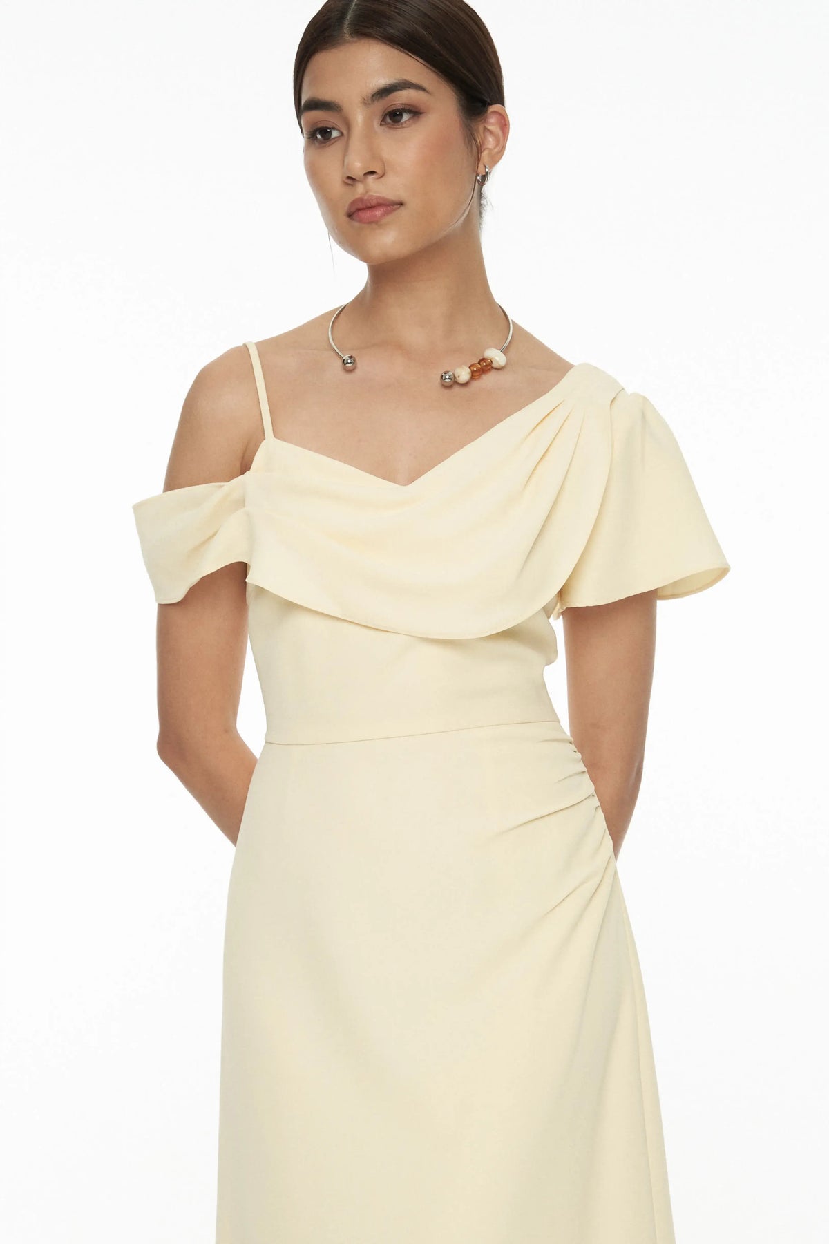 Delphine Dress - Butter Yellow