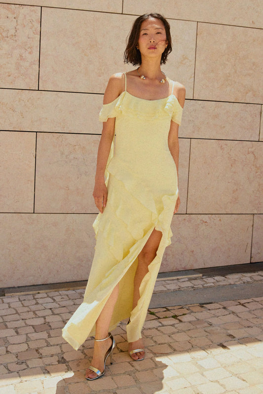 Marisol Dress - Butter Yellow