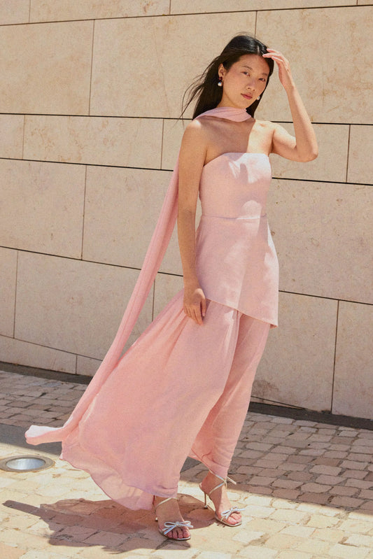 Sabine Dress - Misty Rose